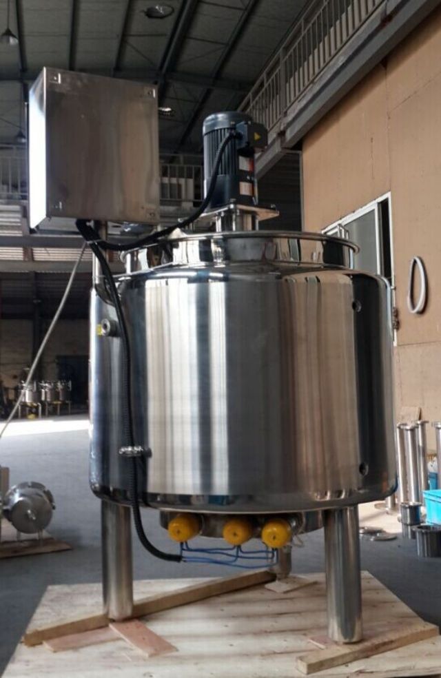 Stainless steel Mixing tank/ Tangki Pencampuran Pemanas Listrik