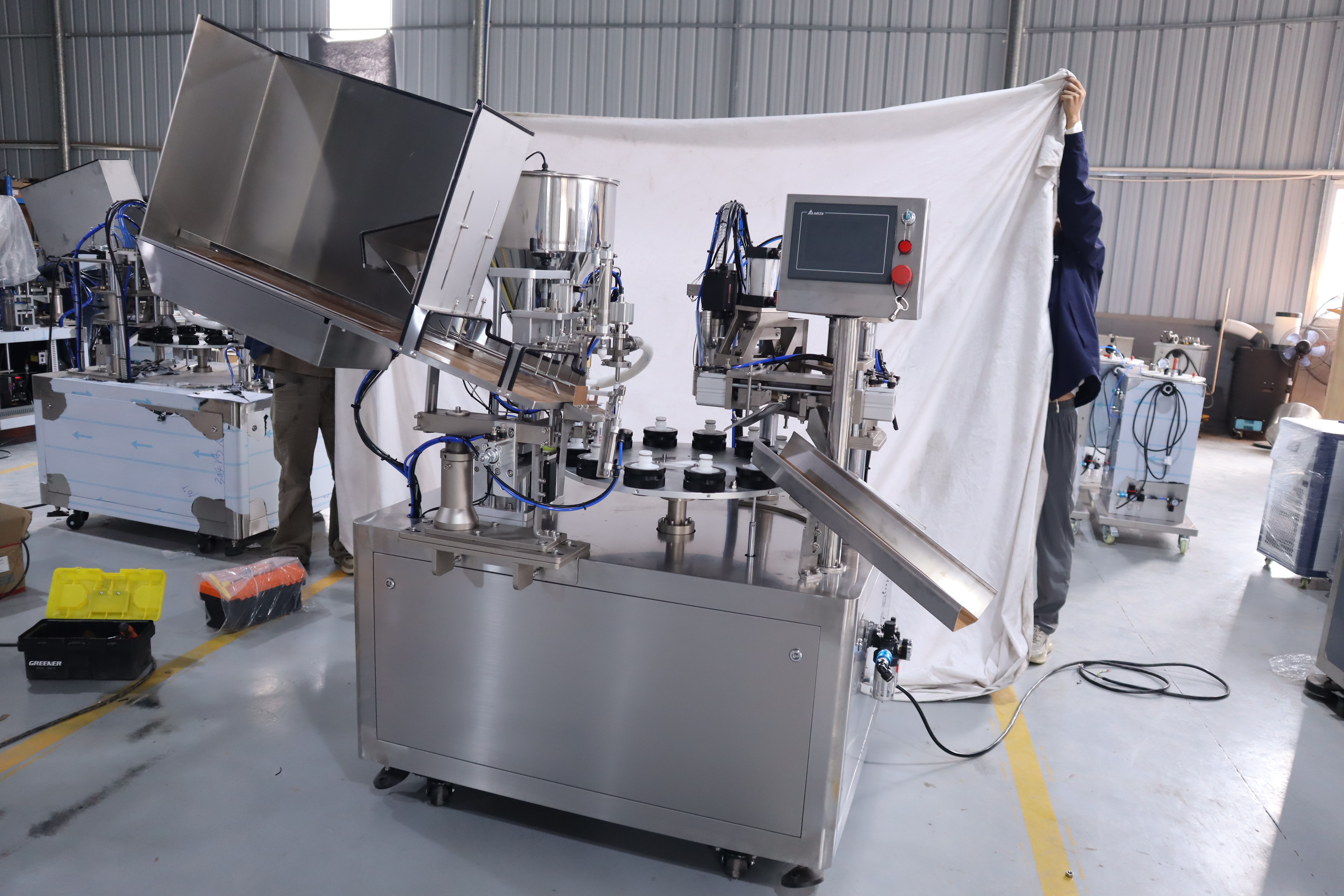 tube Single head fully automatic filling and sealing machine